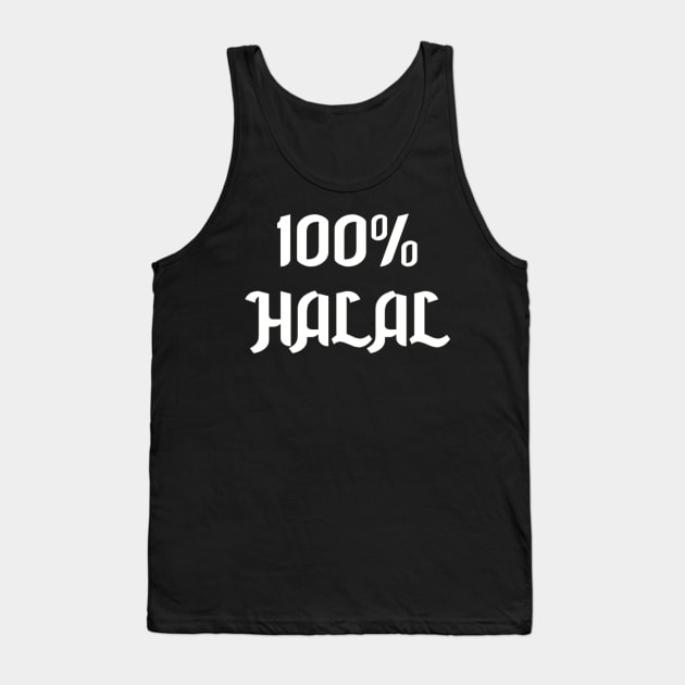 100% Halal Tank Top by SubtleSplit